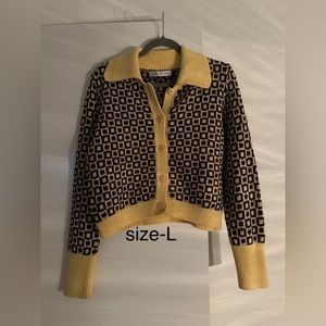 ZARA RETRO CARDIGAN - SIZE L